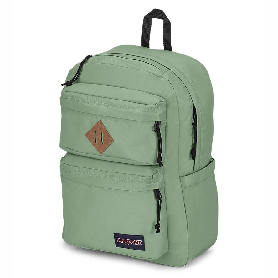 Sac à Dos Ordinateur JanSport Double Break Vert | FGJ-13822643